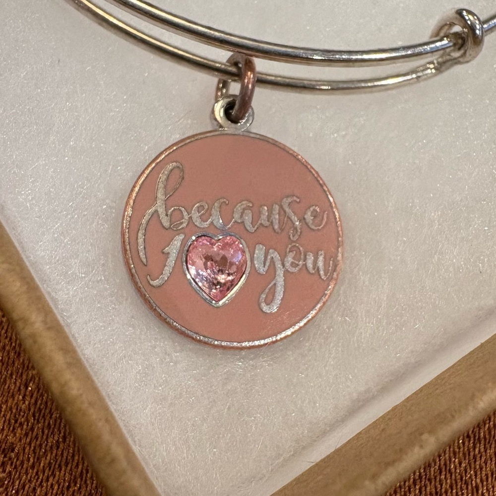 Alex and Ani ‘Because I Love You’ Charm Expandable Bracelet